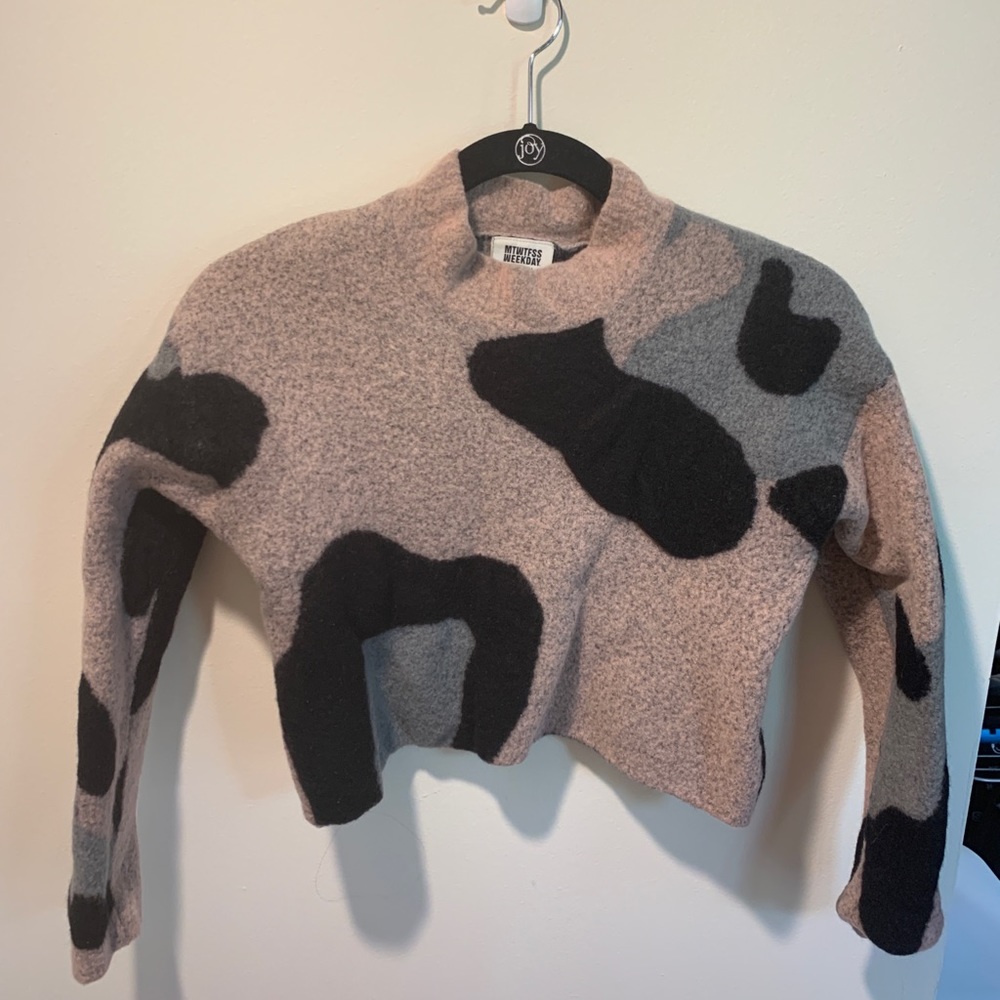 Weekday wool crop sweater